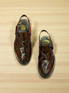 Cross-Strap Leather Peshawari