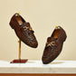 Woven Tassel Loafers